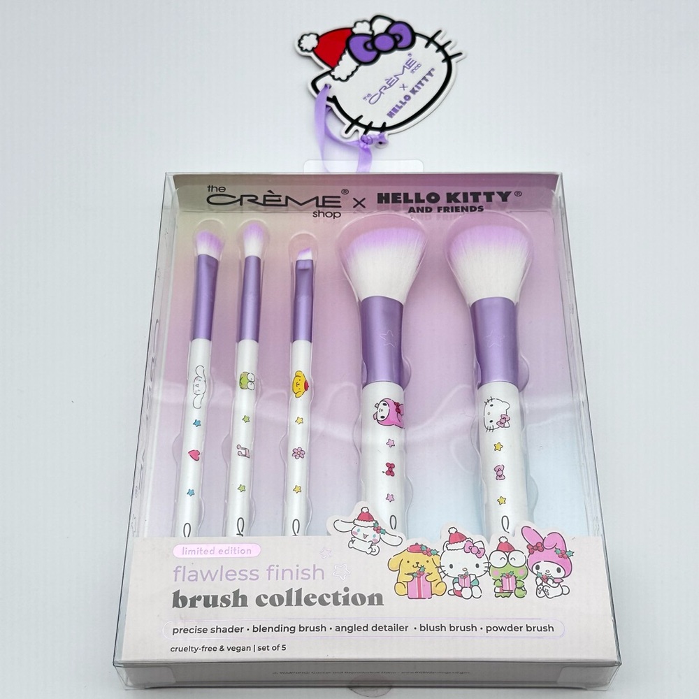 The Crème Shop x Hello Kitty – Holiday Flawless Finish Brush Collection